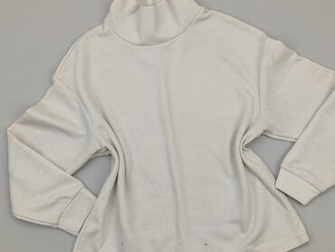 bluzki basic białe: Sweatshirt, Mango, L (EU 40), condition - Good