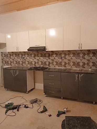 mətbəx dolab: Sifarişlə mətbəx dəsti, Özü çəkən petlələr, Mat laminat, Kredit yoxdur, Pulsuz çatdırılma, Rayonlara çatdırılma — 7