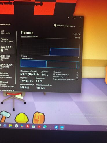 Masaüstü kompüterlər və iş stansiyaları: Dəstə daxildir: kompüter, Lenovo monitor, bahalı oyun siçanı — 7