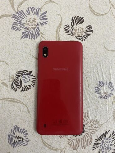 32 gb flash kart qiymeti: Samsung Galaxy A10, 32 GB, rəng - Qırmızı, Sensor