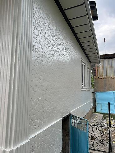 Фасадная штукатурка: Декоративная штукатурка жидкий травертин с материалом 1200 сом 1м кв at lalafo.kg — 9 Фасадная штукатурка: Декоративная штукатурка жидкий травертин с материалом 1200 сом 1м кв — 9