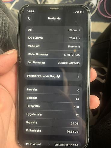 telefon iphone 6 plus: IPhone 11, 64 GB, Qara, Face ID — 4