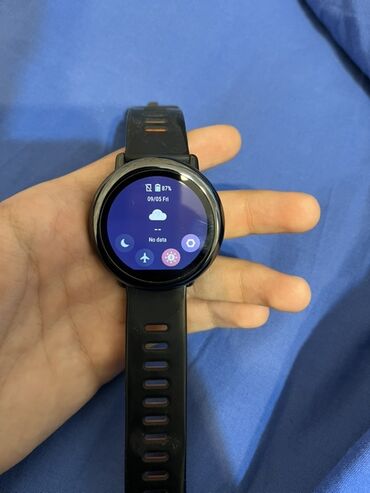 tek qas uzukler ve qiymetleri: İşlənmiş, Smart saat, Amazfit, Sensor ekran, rəng - Qara