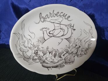 Kuhinjski setovi: Servis vintaz Ironstone za rostilj i dr. Tanjiri su perfektni (novi) — 9