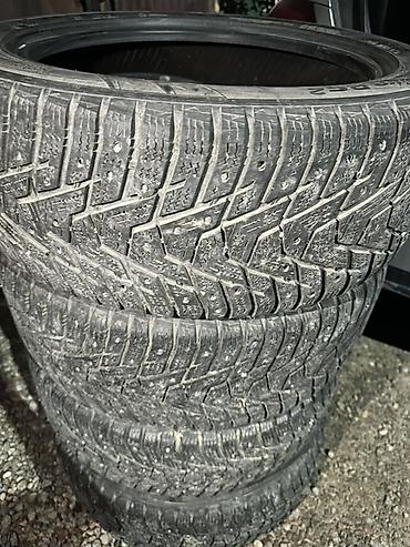 stud 100: Шины 215 / 50 / R 17, Зимняя шипованная, Б/у, Комплект, Легковые, Корея, Hankook — 6