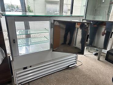 Soyuducu avadanlığı: Ulu markalı şüşə vitrinli soyuducu tezgah Hal hazırda işlək — 4
