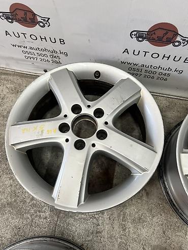 кольца бмв: Литые Диски R 16 Mercedes-Benz, Комплект, отверстий - 5, Б/у — 4
