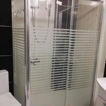 Duş kabinaları, arakəsmələr: Yeni Üstü açıq kabina, Künc üçün, Pulsuz çatdırılma — 18