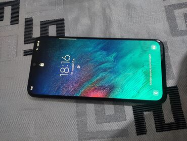 Samsung: Samsung Galaxy A40, 64 GB, rəng - Göy, Barmaq izi, İki sim kartlı