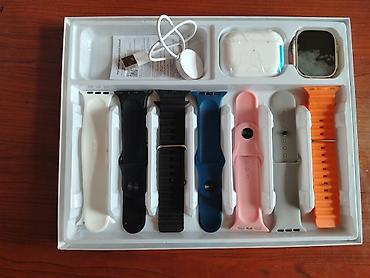 m10 earbuds: I20 Ultra 3 “10 in 1 set” – Ağıllı saat + simsiz qulaqlıq komplekti — 2