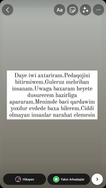 Ev personalı və təmizlik: Dayə. 26