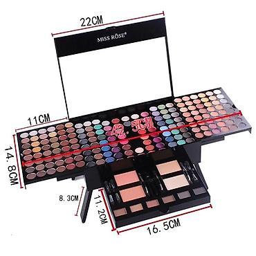 ecco 41: Komplet šminke MISS ROSE – višenamenska profesionalna paleta u — 5