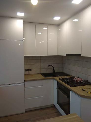 Кухонные гарнитуры: Кухонный гарнитур, Новый, цвет - Серый, ДСП, Бесплатная доставка — 23