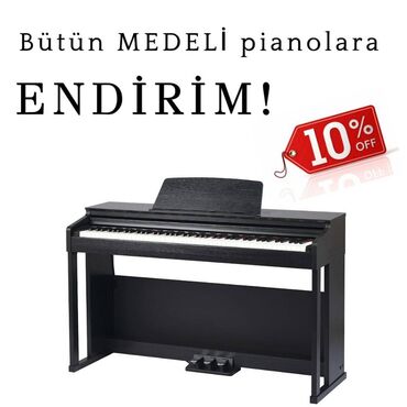 dolğu qiyməti: Medeli elektro pianolarina 10% endirim. Azerbaycanda medeli elektro