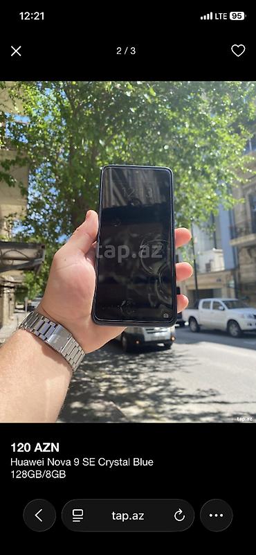 huawei 9: Huawei Nova 9 SE, 128 GB, rəng - Mavi — 2