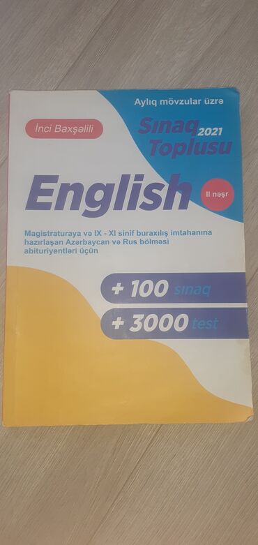 inci baxşəlili 100 sınaq pdf: İnci Baxşəlili.Aylıq sınaq toplusu satılır.İçində sadə qələm və ya