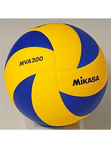 Волейбольный мяч Mikasa MVA200 - Официальная расцветка: желто‑синяя -
