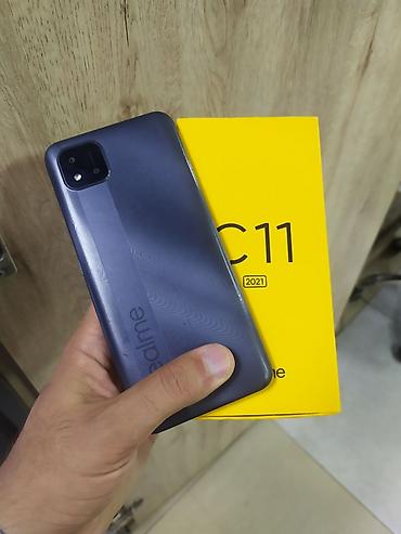 vidyo cat: Realme C11 (2021), 32 GB, rəng - Göy, İki sim kartlı — 4