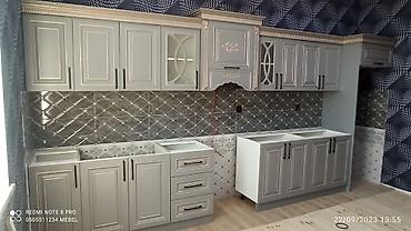 Sifarişlə mətbəx mebeli: Sifarişlə mətbəx dəsti, Özü çəkən petlələr, Mat laminat, Kredit yoxdur, Pulsuz çatdırılma, Rayonlara çatdırılma — 22