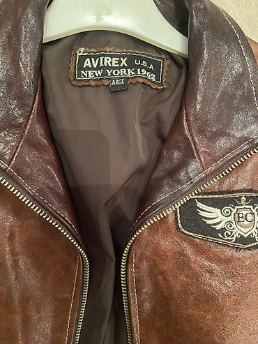 kurtka pilot: Uşaq dəri gödəkçə – Avirex USA - Brend: Avirex U.S.A. (etiket: New — 2