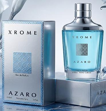 chrome azzaro: Xrome Azzaro parfum 100ml dubay klass baqli qutuda — 1