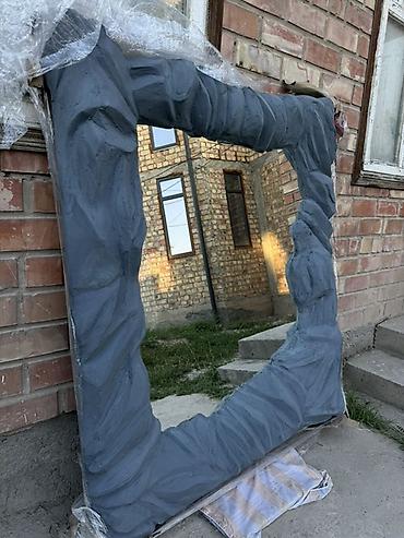 Зеркала: Зеркало в раме «скала», крупный формат. - Форма: прямоугольное — 6