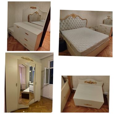 Salon masaları: İkinəfərlik çarpayı, Dolab, Termo, 2 tumba, İşlənmiş