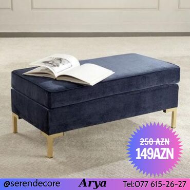 Skameykalar, lavoçkalar: Məhsul: Metalkarkaslı dəri/tekstil oturacaqlı skamya modelləri - — 6