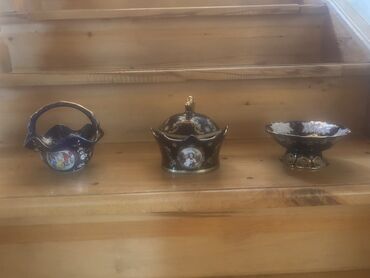 zerif cay: Çay dəsti, rəng - Qara, Farfor, 6 nəfərlik