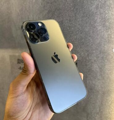 Apple iPhone: IPhone 13 Pro, Б/у, 256 ГБ, Graphite, Защитное стекло, Чехол, 81 %