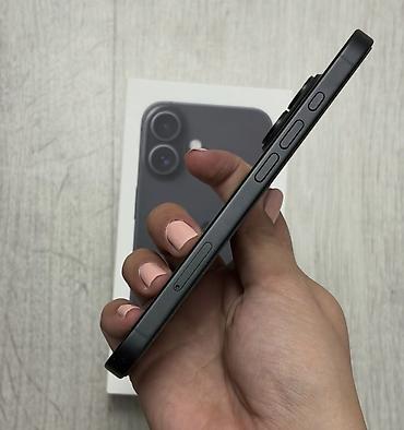 iphone satışı: IPhone 16, 128 GB, Qara, Zəmanət, Simsiz şarj, Face ID — 3
