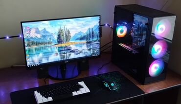 Masaüstü kompüterlər və iş stansiyaları: ✅MB: Gigabyte H310M S2H GSM ✅CPU: INTEL CORE İ3 8100 3.6GHz ✅RAM: 16