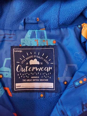 bomber kurtka: Uşaq üçün kapüşonlu küləkkeçirməz gödəkçə – George Outerwear - Rəng — 2