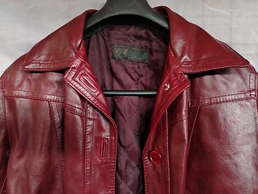 guado leather jacket: Kožna jakna L, bоја - Bordo — 2