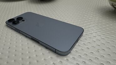 Apple iPhone: IPhone 13 Pro Max, Б/у, 256 ГБ, Синий, Защитное стекло, Чехол, 95 %