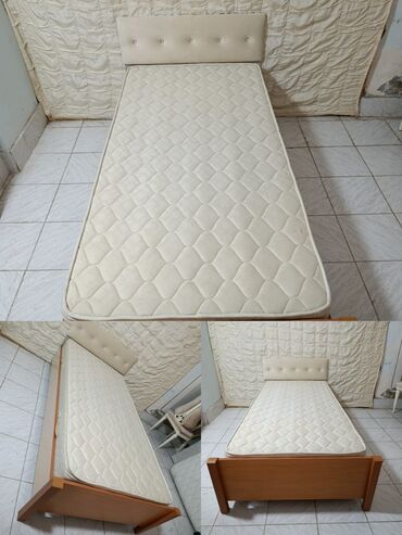 Carpayi əla vəziyyətdə yarı ortopedik matras qalin karkazla 130 manat