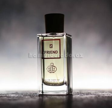 resmi not 9: Ətir Fragrance World Friend Bu ətir kişilər üçün kəhrəba ədviyyatlı