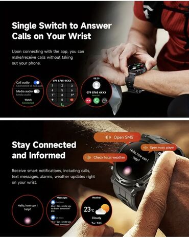 Ručni satovi: Smart watch, Muški — 4