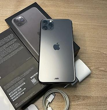 iphone 10 pro max: IPhone 11 Pro Max, 512 GB, Space Gray, Zəmanət, Kredit, Simsiz şarj — 2