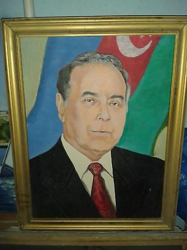 kohnə sifer: Resm. Katan uzerinde yagli boya. Kohne. Gedimi el isleri. 40-45! — 3