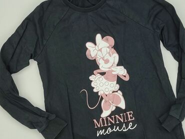 czarne obcisłe spodnie: Sweatshirt, George, 12 years, 146-152 cm, condition - Perfect