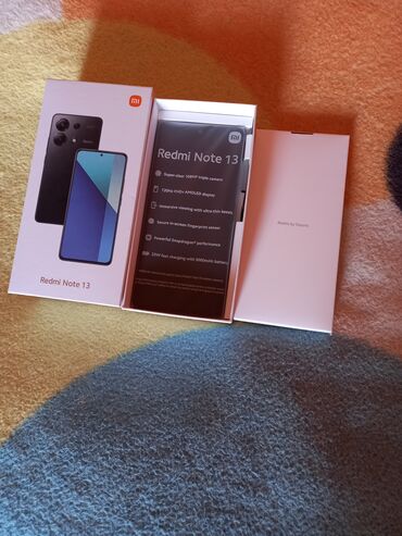 Xiaomi: Xiaomi Redmi Note 13, 128 GB, rəng - Qara, 
 Sensor, Barmaq izi, İki sim kartlı