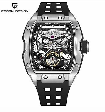 garmin forerunner 55: Часы PAGANI DESIGN Skeleton - Мужские наручные часы с открытым — 1