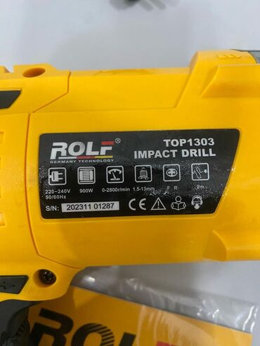 Дрели: ДРЕЛЬ УДАРНАЯ РОЛЬФ 900 ват. также у нас можете купить — 5
