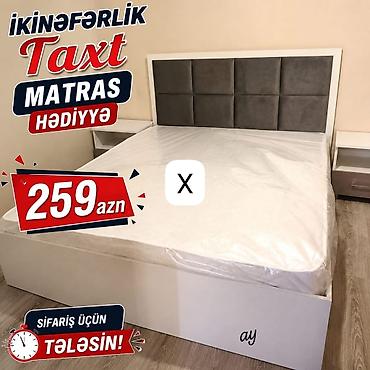 İkinəfərlik taxt – matras hədiyyə! - Müasir dizaynlı, yumşaq parça lalafo.az -da İkinəfərlik taxt – matras hədiyyə! - Müasir dizaynlı, yumşaq parça