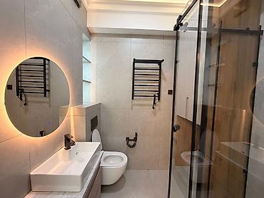 от подрядчика: 3 комнаты, 116 м², Асанбай мкр Элитка, 13 этаж, Евроремонт — 9