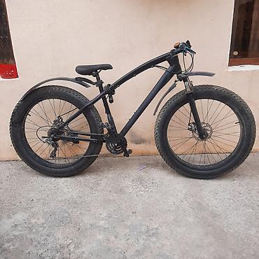 İdman velosipedləri: Fatbike tipli dağ velosipedi velosped elim uandı satılır şemkirde — 2