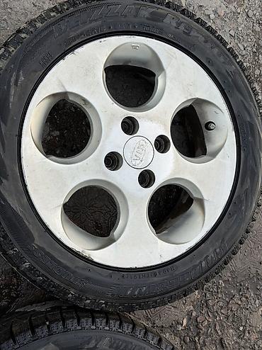 moning: Литые Диски R 15 Kia, Комплект, отверстий - 5, Б/у — 5