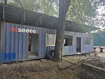 тынчтык ж м: Продаю морские контейнеры 2 шт. вместе кровлей и тремя окнами — 3