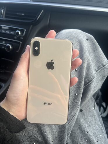 телефон айфон буу: IPhone Xs, Б/у, 64 ГБ, Золотой, Защитное стекло, Чехол, 100 %